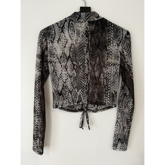 Windsor Sheer Mesh Top Size: Large L Animal Print - Picture 2 of 5